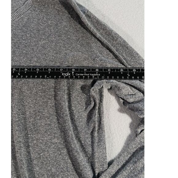 Banana Republic Men’s XL Silk Linen V-Neck Sweater Gray Lightweight Knit - Picture 4 of 6